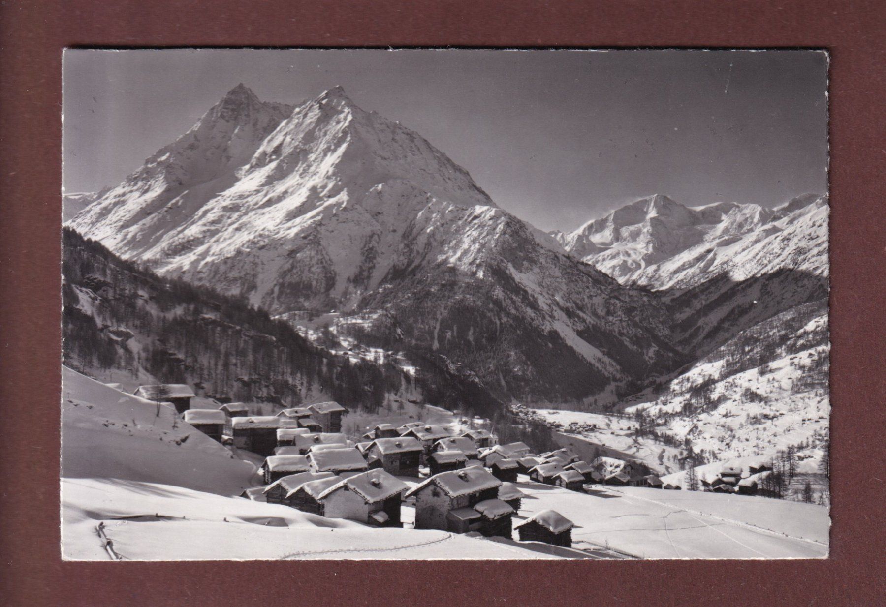 Cartoline postali: LA SAGE - Dents de Veisivi – Usato da Pully venduto da nicecards-shop