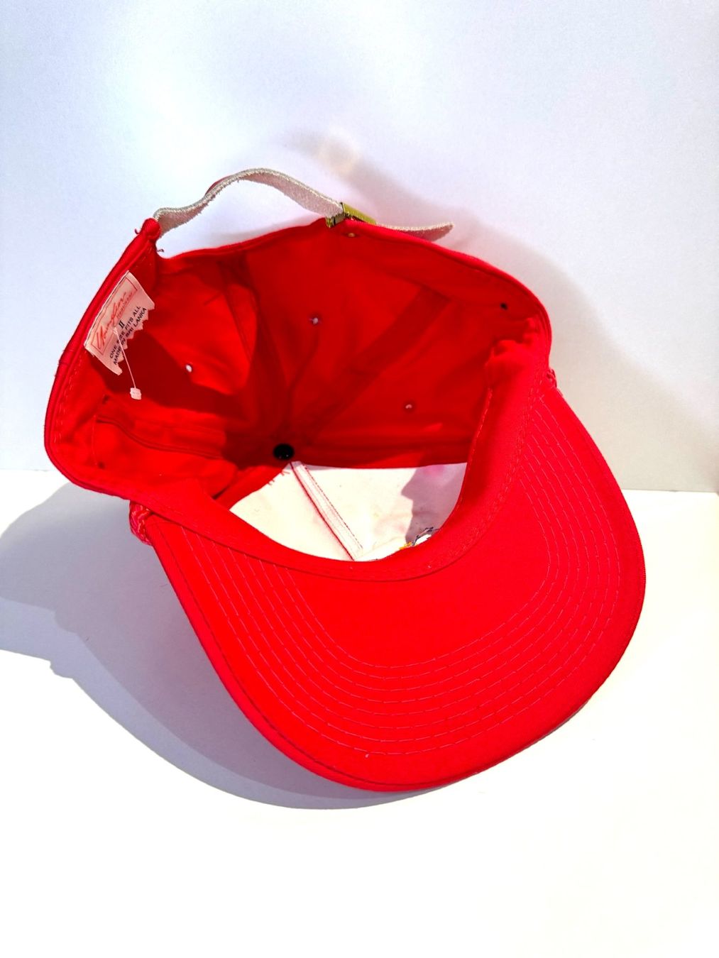 Hüte, Mützen & Caps: VINTAGE 90s KANSAS UNIVERSITY JAYHAWKS STRAPBACK CAP HAT – Gebraucht aus Cortaillod von Stay_Alive_vtg_CAP 4