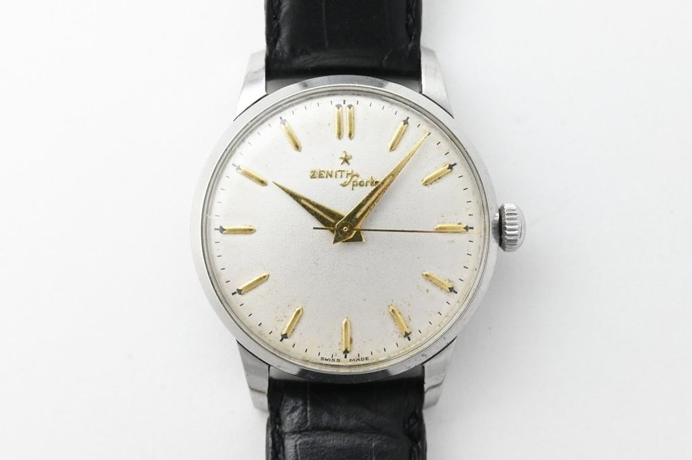 Zenith sporto, hack second, year 1957, serviced (Gebraucht