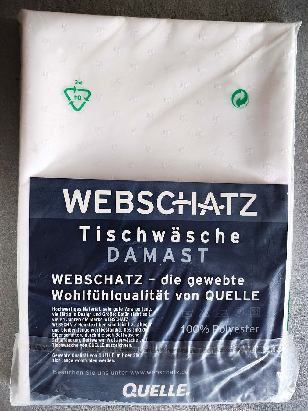 Altra biancheria da tavola: 2 Tischtücher, weiss – Nuovo e nell'imballaggio originale da Basel venduto da Sweet-Yarns01 1