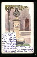 AK Basel, das Hebeldenkmal, 1899