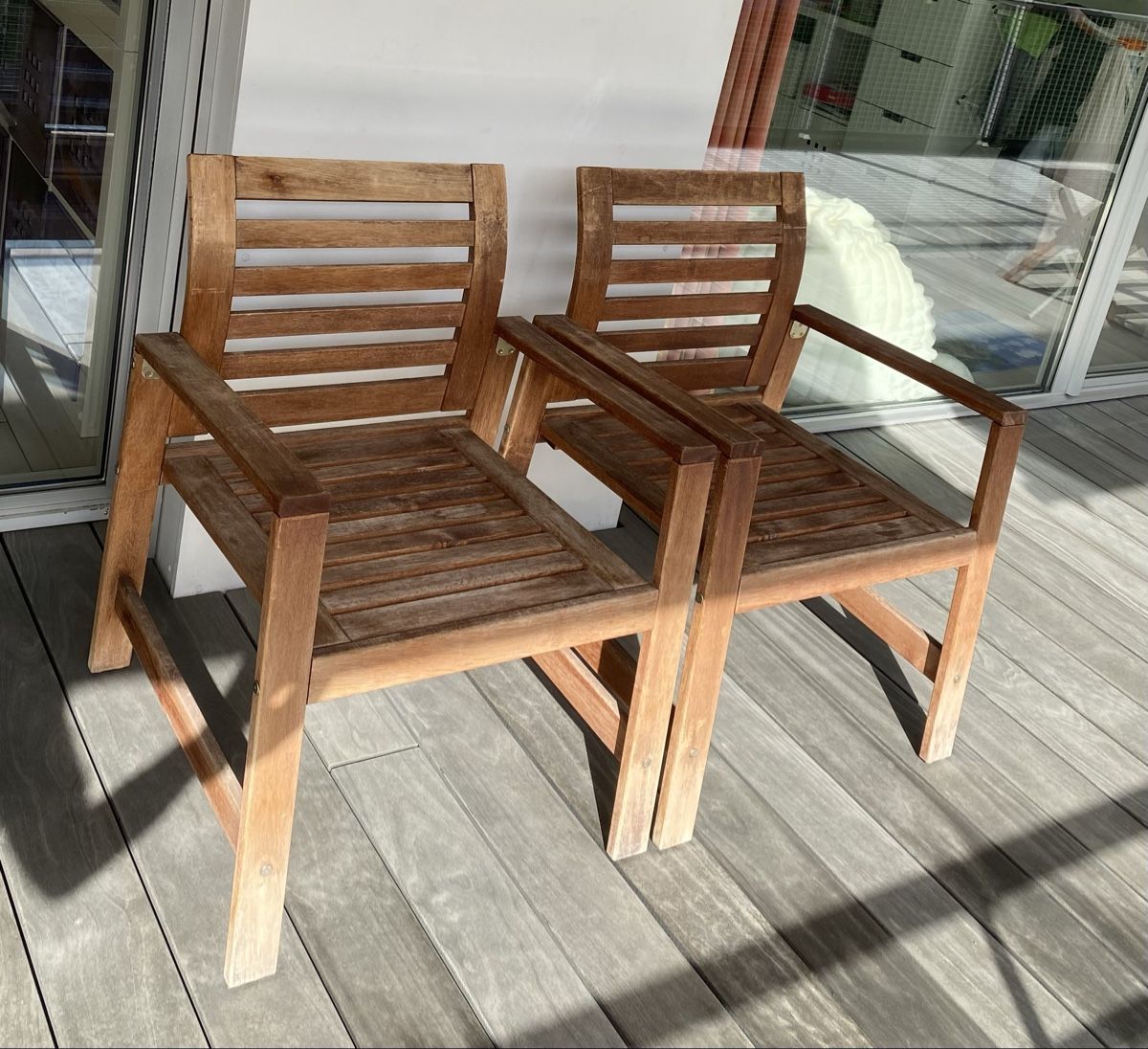 Sedie: 2 Gartenstühle Holz  – Usato da Wädenswil venduto da JJ15