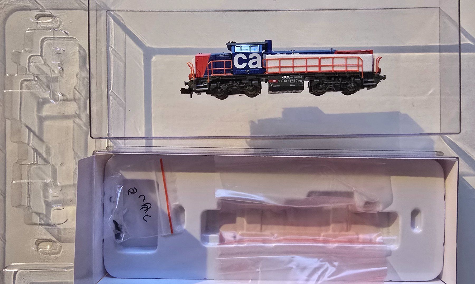 Hobbytrain Modellini di ferrovie: Spur N Hobbytrain 2943 Am843 "SBB Cargo" – Nuovo e nell'imballaggio originale da Eggenwil venduto da Sonygeil 1