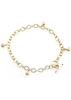 Armband aus gerolltes Gold  decke Schicht vom Gold an Edelst