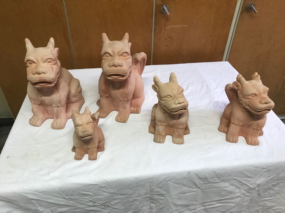 5 Ton Drachen Figuren Deco Terrakotta Garten Kaufen auf Ricardo
