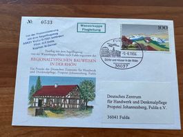 Flugbrief Fulda Deutschland 1994 gest. (E1550)