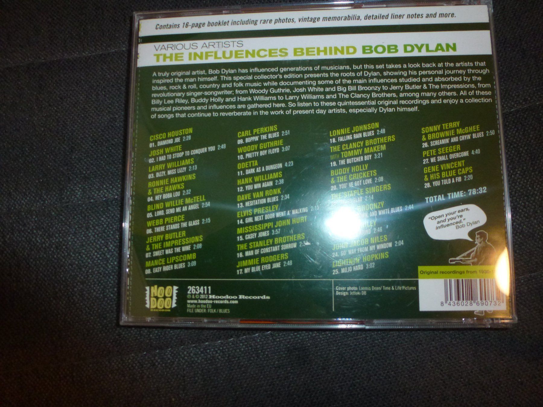 CD: The Influences Behind Bob Dylan CD – Usato da Olten venduto da Disc-Ausverkauf 1