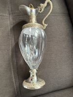Karaffe Buton Bologna Glas Metall Drachenhenkel alt