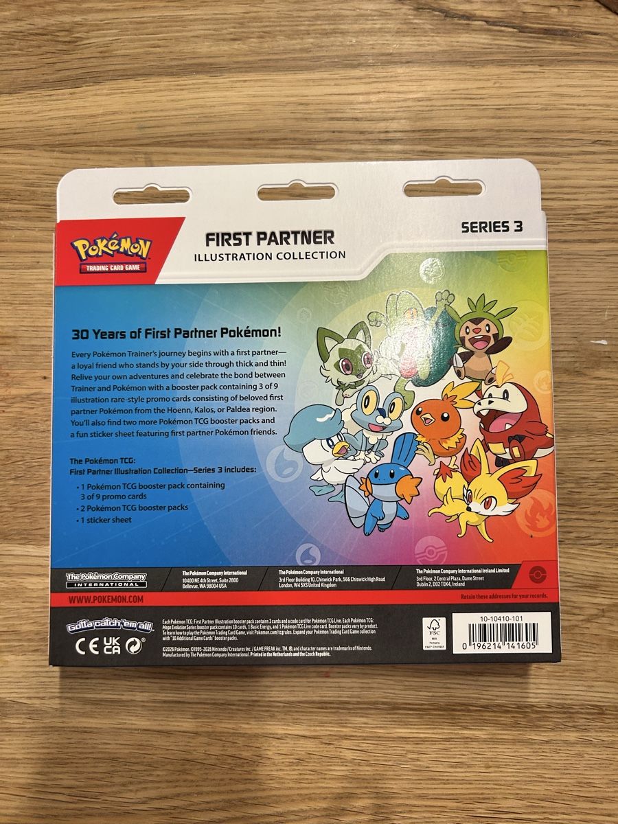 Karten: First partner serie 3 ENG – Neu und originalverpackt aus Vevey von Poke1800 1