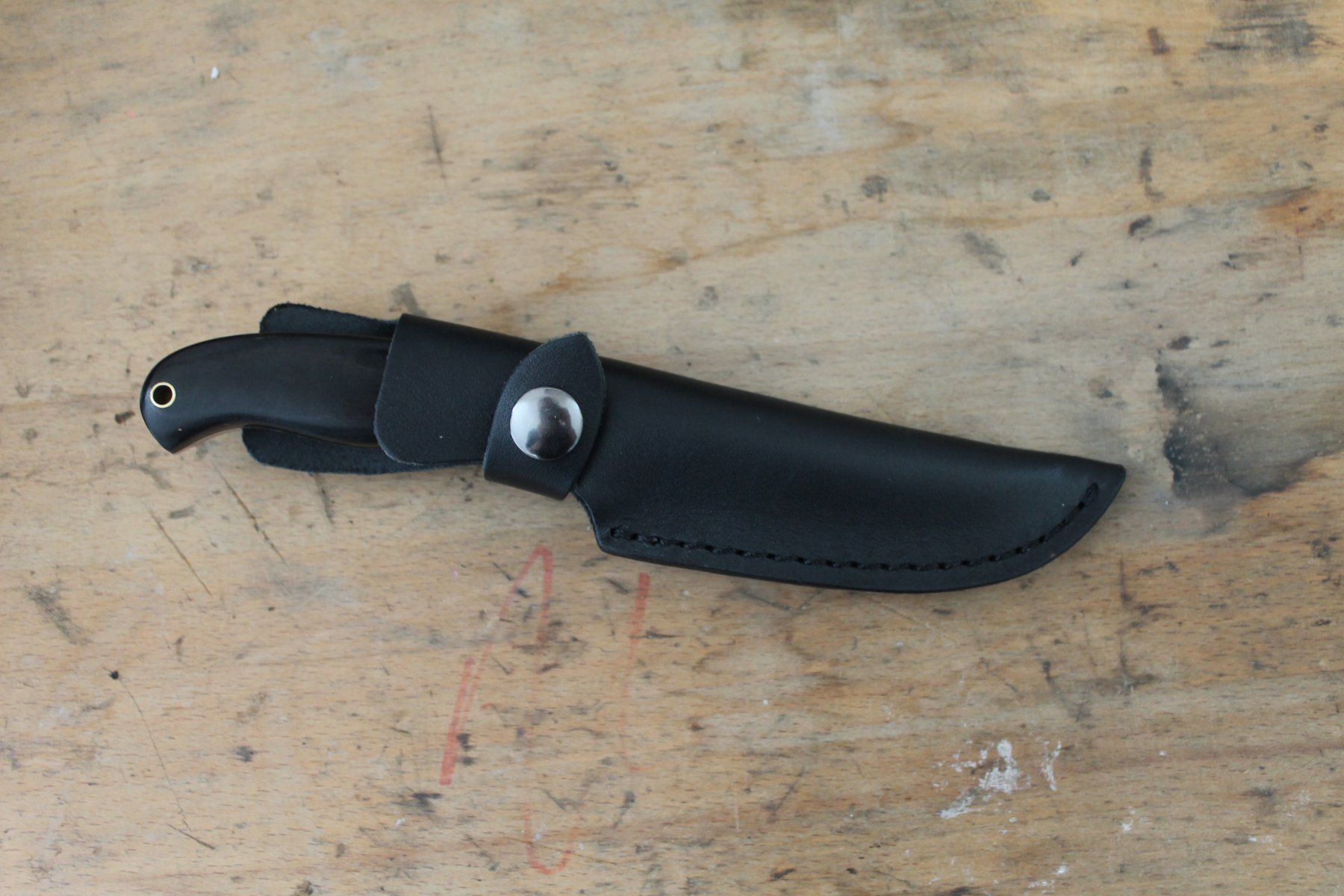Herbertz Accessori: Herbertz Gürtelmesser Damast Pakkaholz – Nuovo (secondo la descrizione) da Lachen SZ venduto da ratata 2