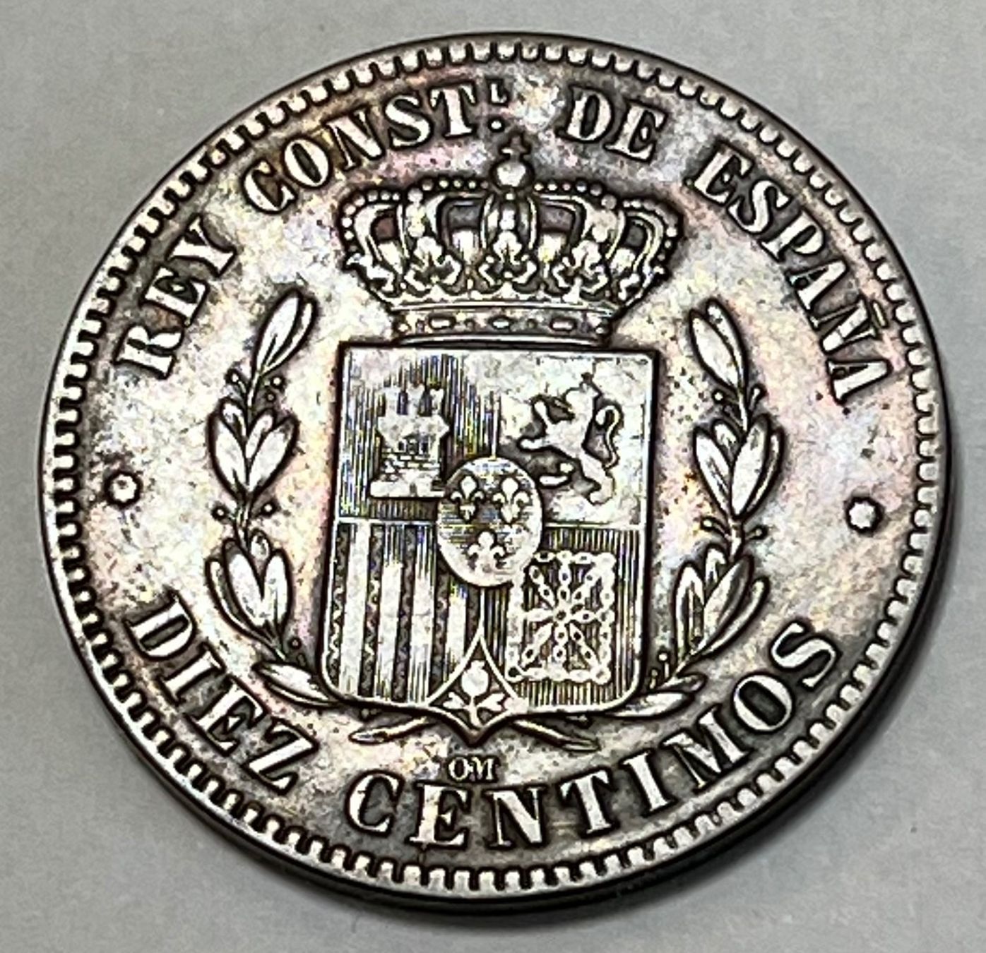 Tutti le monete: 10 Centimos - König Alfonso XII - 1879 – Usato da Dietikon venduto da Numis8953 1