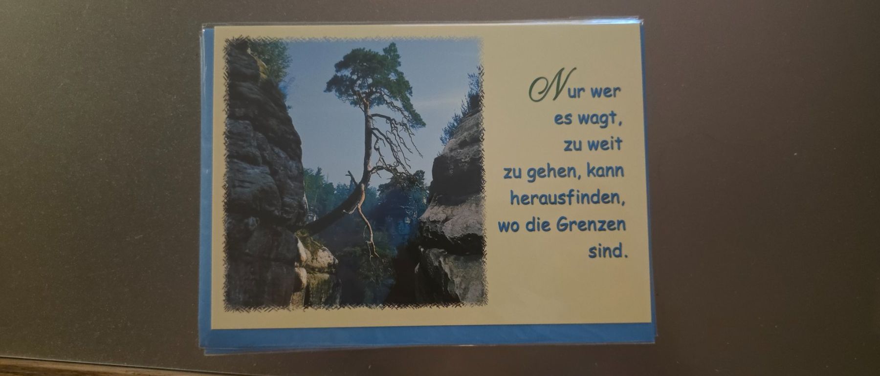 Karten: Grusskarte mit Umschlag – Neu und originalverpackt aus Illighausen von Sam_Schmidt