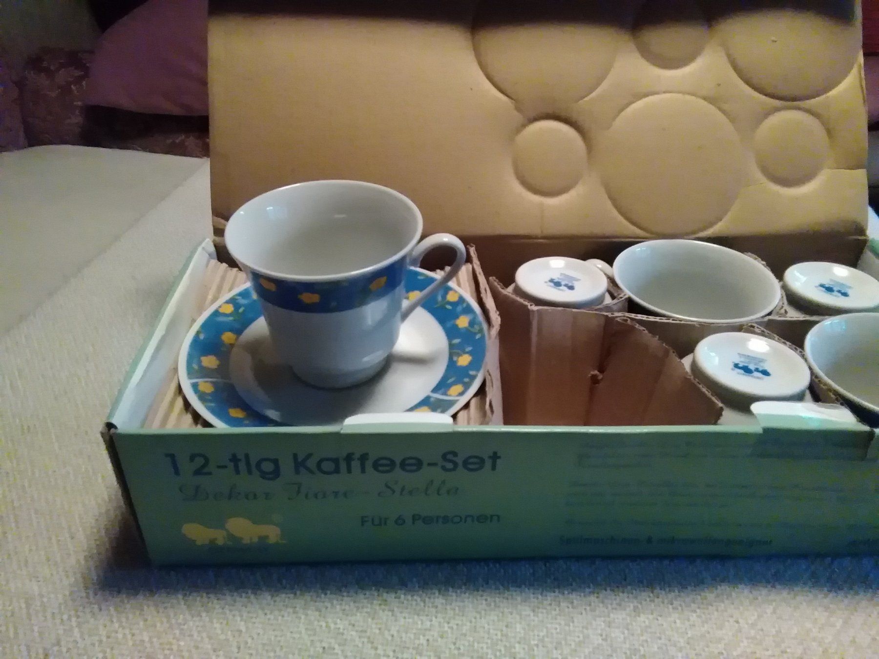 Tassen: Kaffee-Set, 12-teilig – Gebraucht aus Neuenhof von elRey123 3