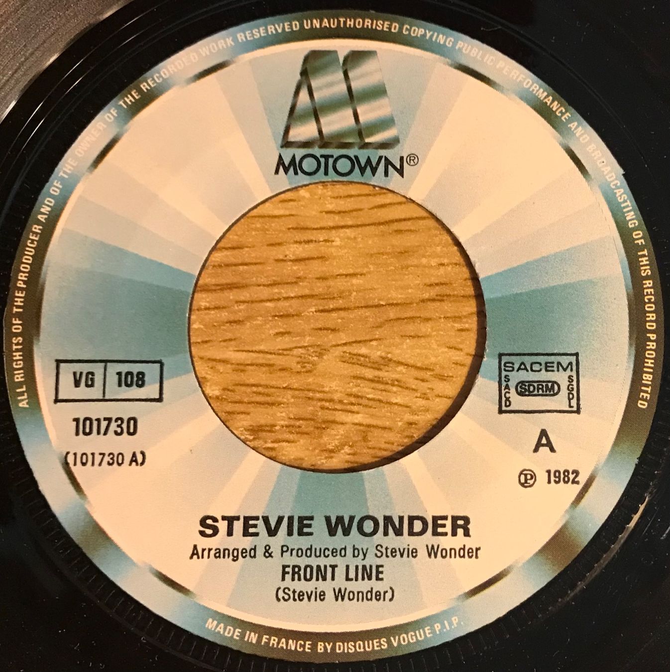 Schallplatten: STEVIE WONDER - FRONT LINE – Gebraucht aus Bussigny von vinyl-pas-cher 2