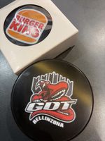 Eishockey Puck GDT Bellinzona Burger King neu in Box