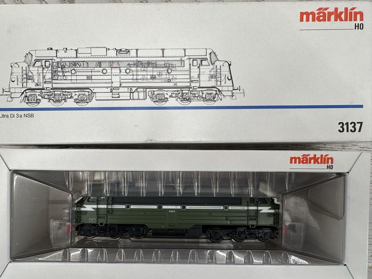 Märklin Modellini di ferrovie: Märklin 3137 NSB BR Litra Di 3a – Usato da Lupsingen venduto da New-Haven 6