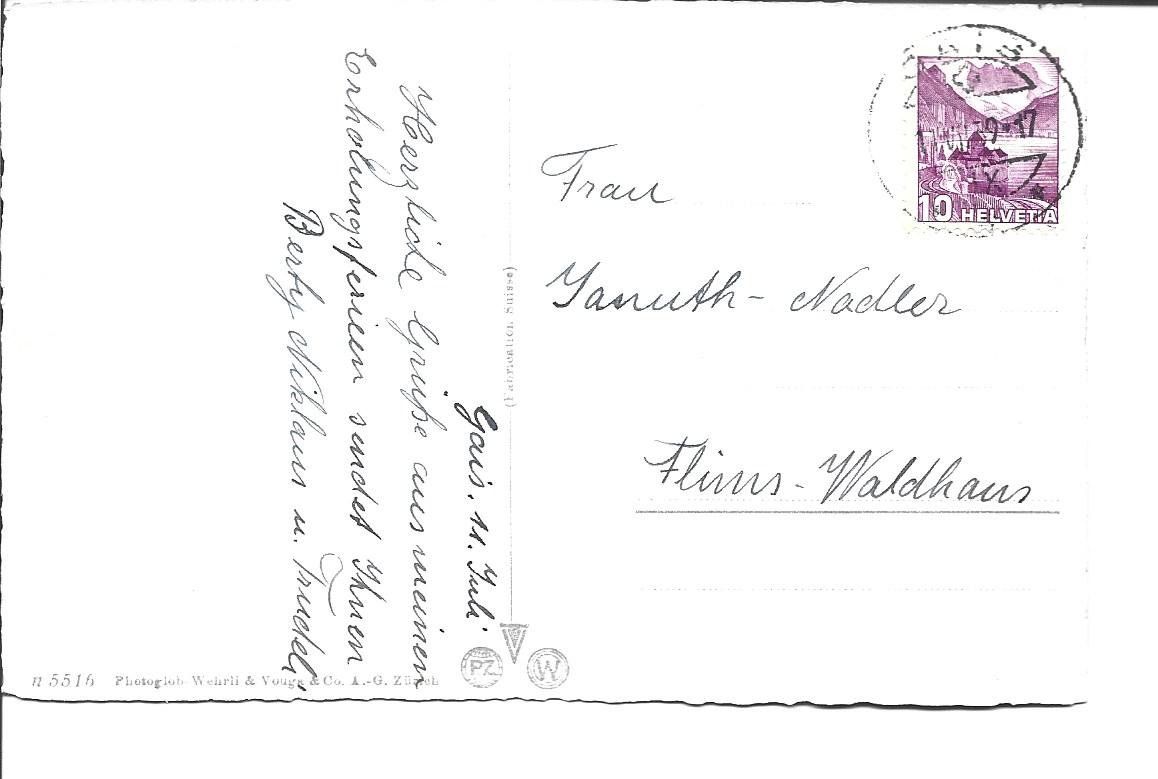 Cartoline postali: AK  Gais  AR – Usato da Appenzell venduto da mai25 1
