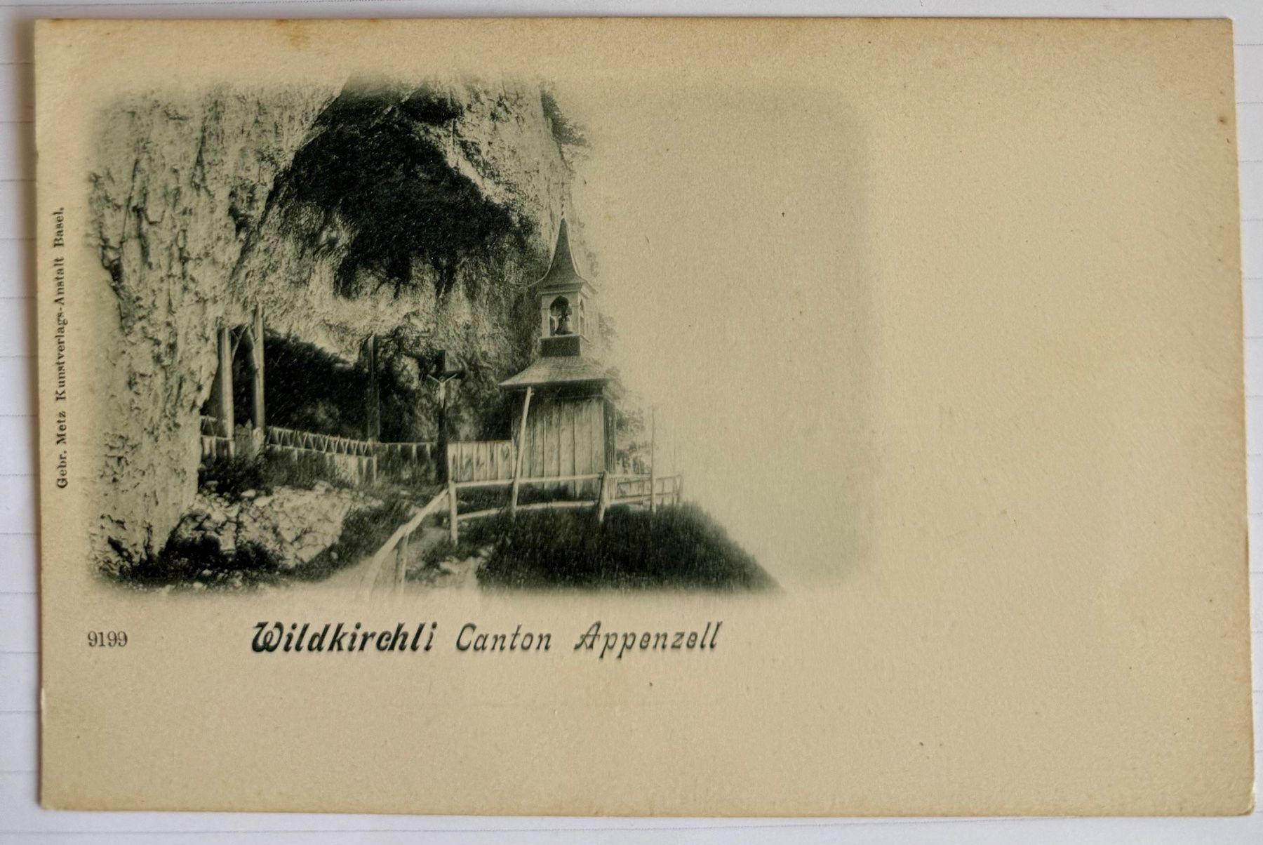 Cartoline postali: AK:  Wildkirchli – Usato da Lutry venduto da Ediego