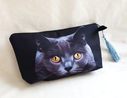 💄Schminktäschli/Make-up-Täschli " KING" 🐱👑✨ NEU!