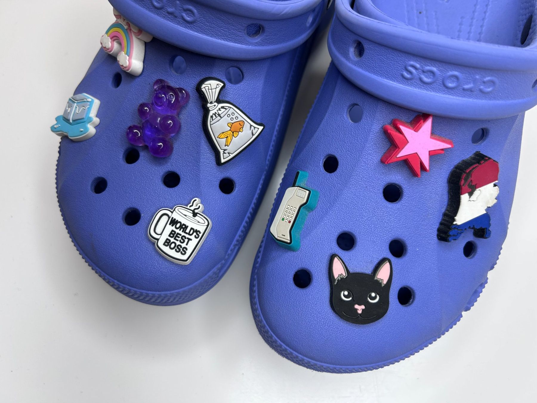 Crocs Scarpe da uomo: Platform Crocs with Jibbitz – Usato da St. Gallen venduto da look-twice 2