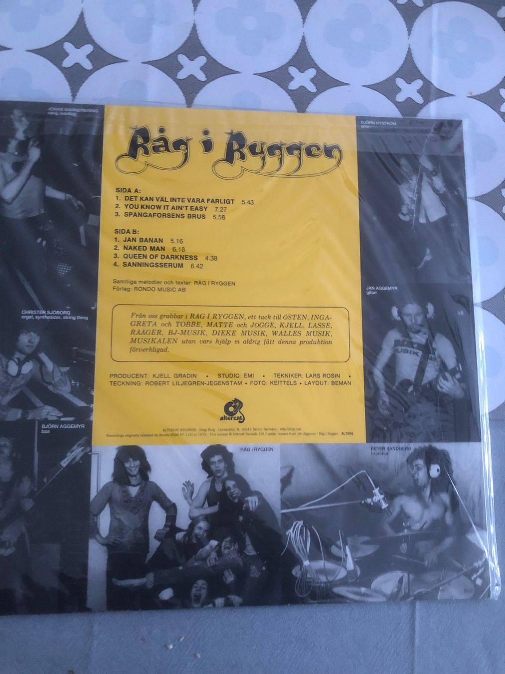 Dischi in vinile: Rag I Ryggen same 1974-75 hard rock Schweden – Usato da Zürich venduto da manuunited 1