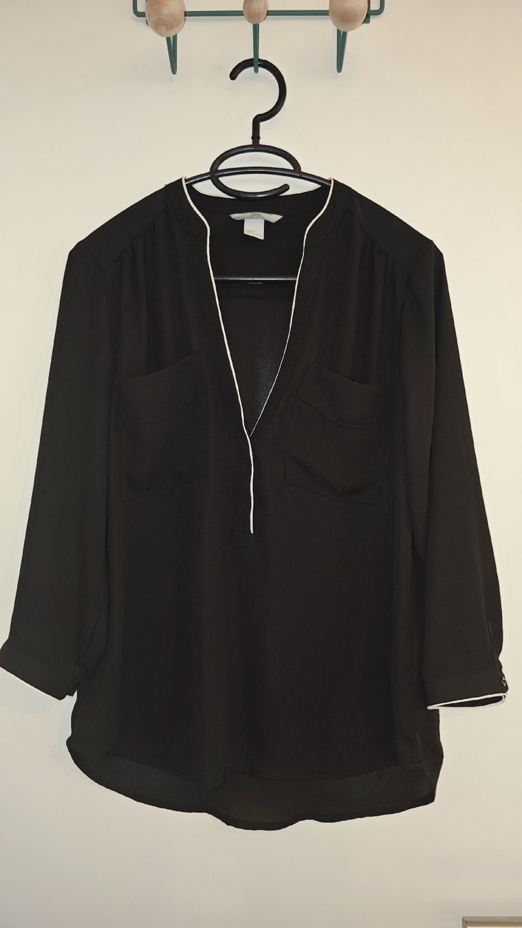 H&M Camicette: Schwarze H&M Bluse, Grösse 36 – Usato da Bülach venduto da mastika82