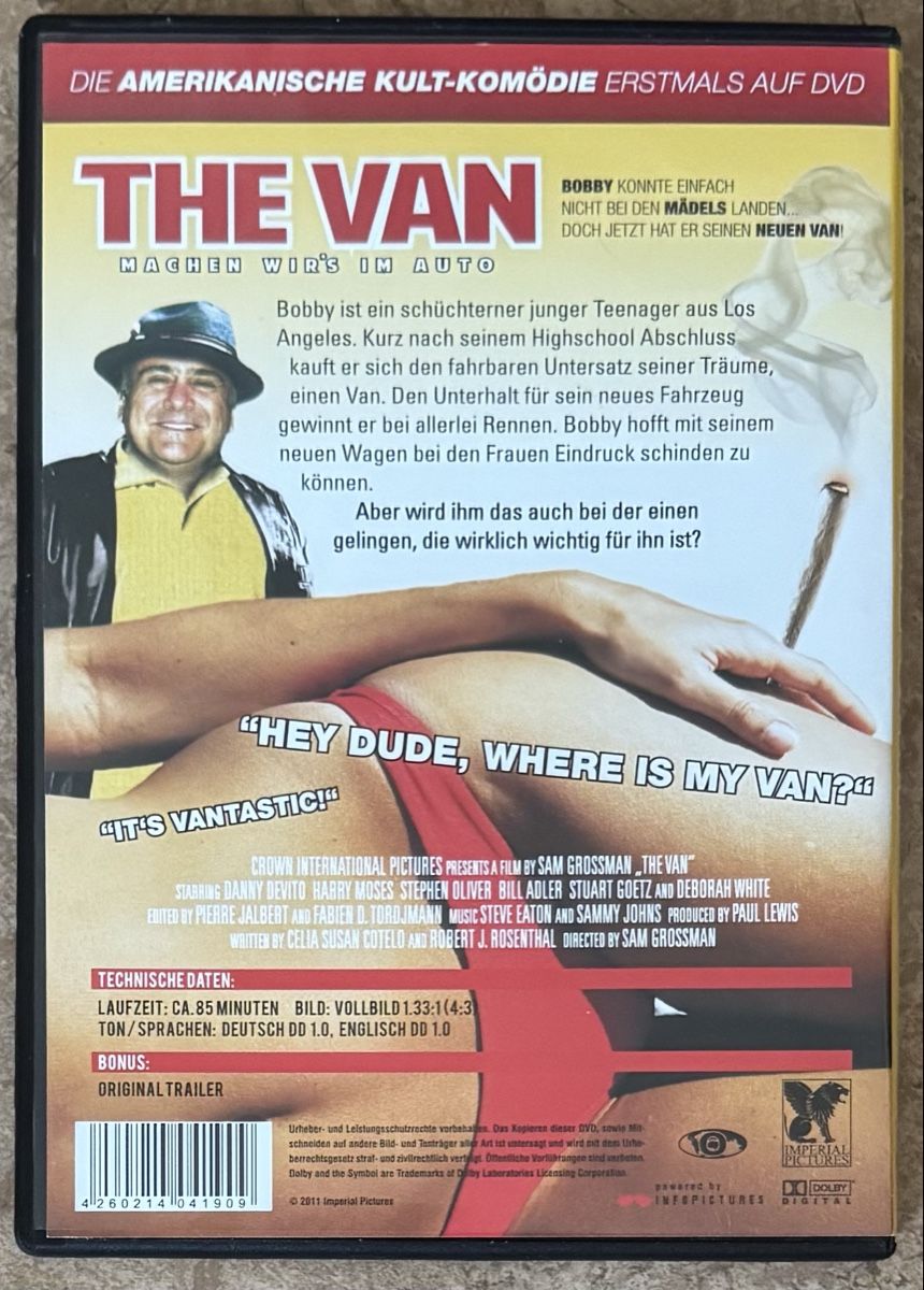 Alle DVDs: THE VAN – Neu (gemäss Beschreibung) aus Dietikon von AndreaSch01 1