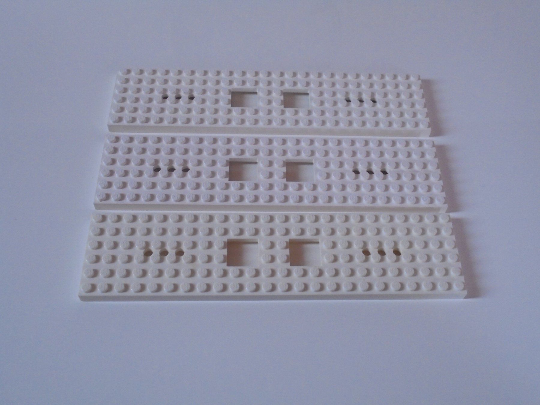 Lego Giocattoli: LEGO - 3 - WEISSE - EISENBAHN - PLATTEN – Usato da Gelterkinden venduto da ajdt4