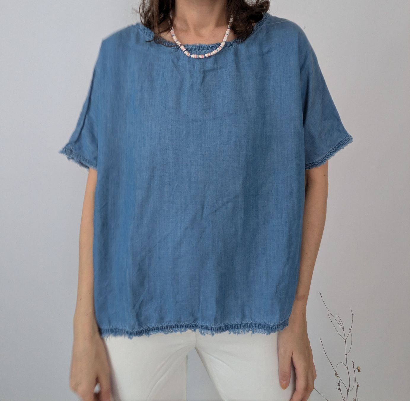 Camicette: lockere Lyocell-Bluse Gr. M/L – Usato da Rorschach venduto da olg_5qq2