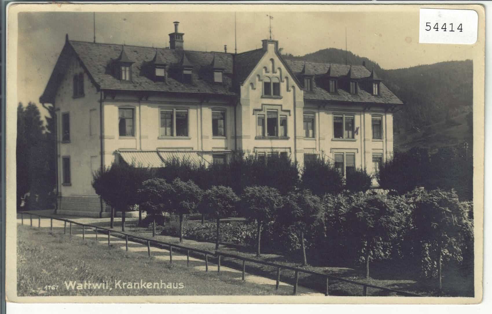 Cartoline postali: Wattwil - Krankenhaus – Usato da Ettingen venduto da Kartenplanet