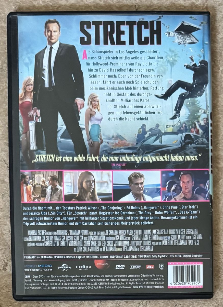 Tutti i DVDs: STRETCH  – Nuovo (secondo la descrizione) da Dietikon venduto da AndreaSch01 1