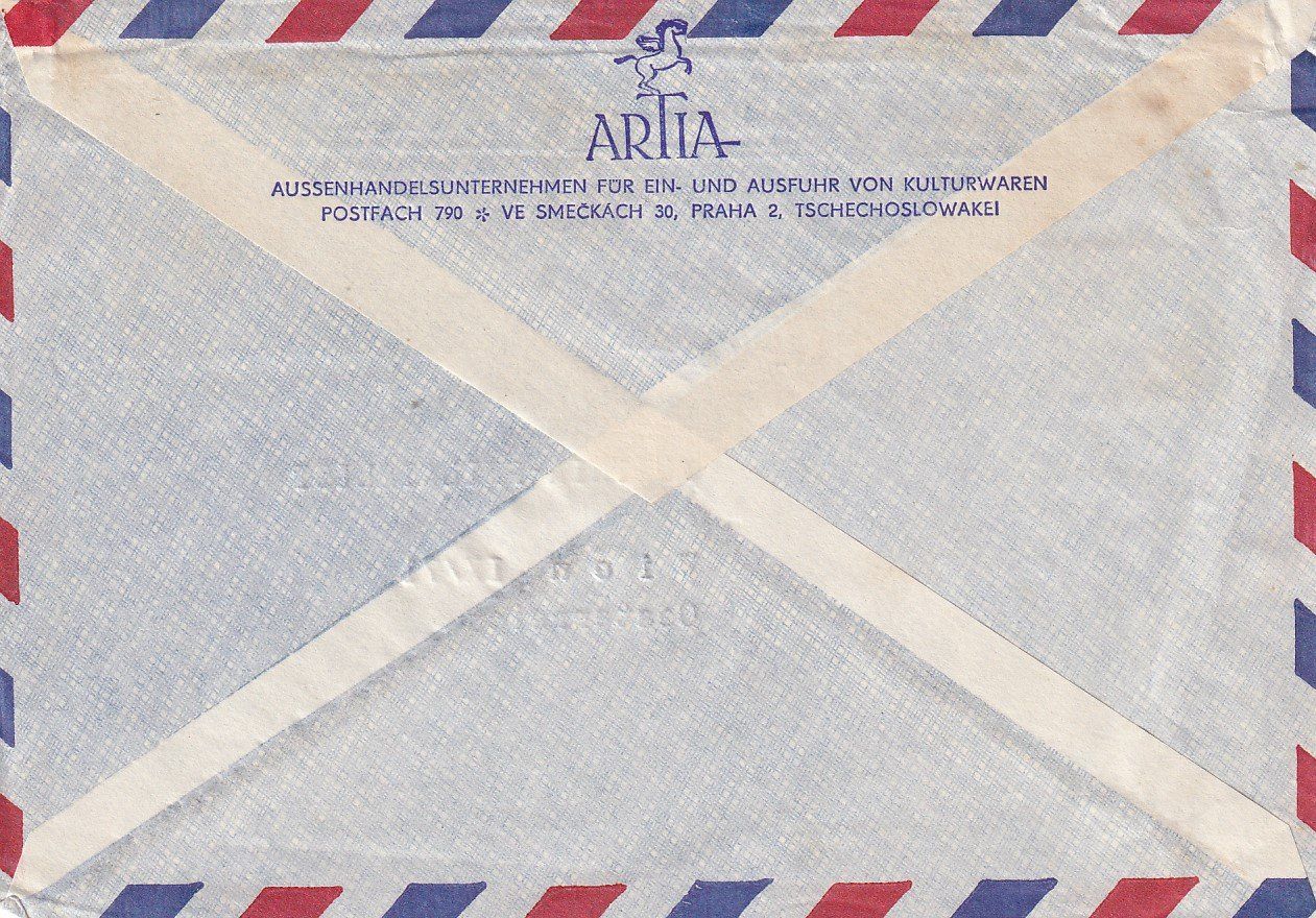 Tutti i francobolli: Erstflug AUA Prag - Wien 1961 – Usato da Baar venduto da Asmara111 1