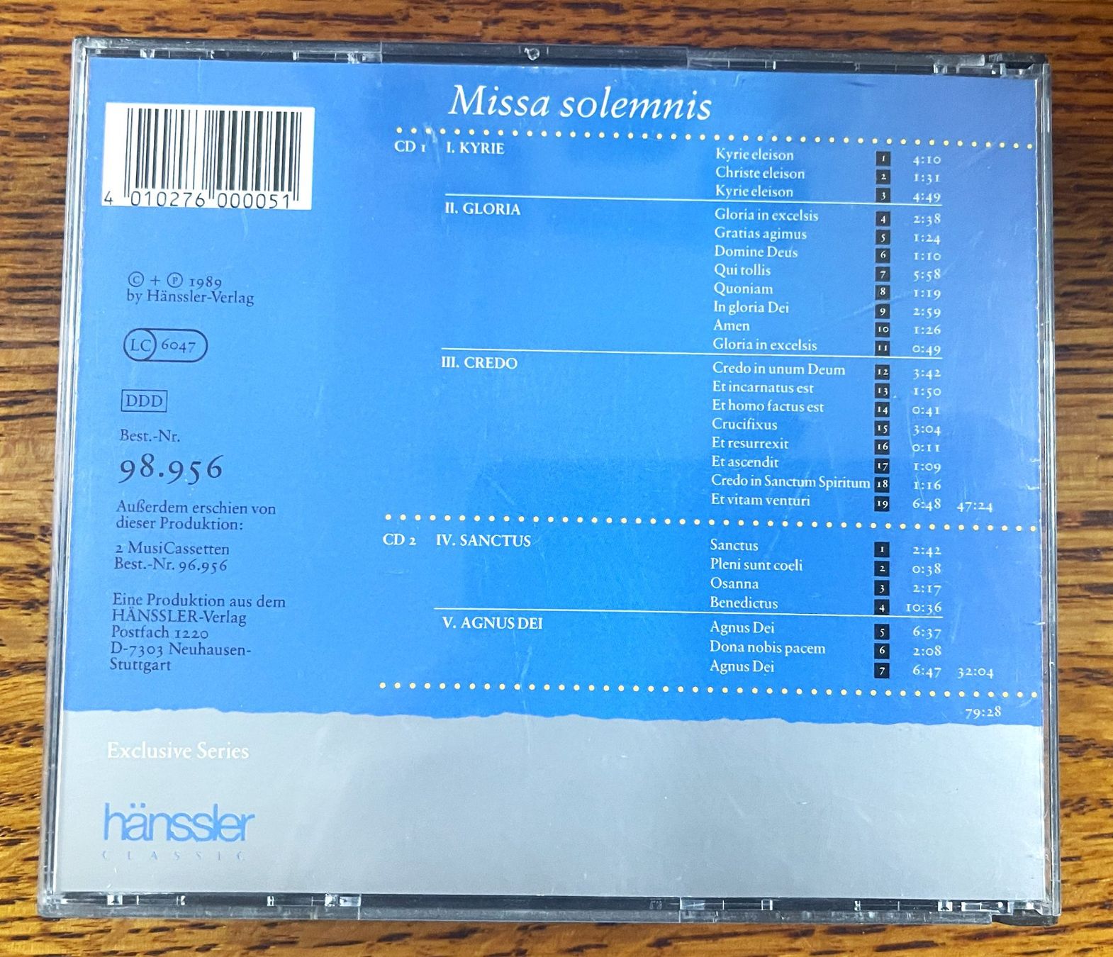 CD: 2CD Box - Ludwig van Beethoven: Missa solemnis – Usato da Oftringen venduto da Vucki 2