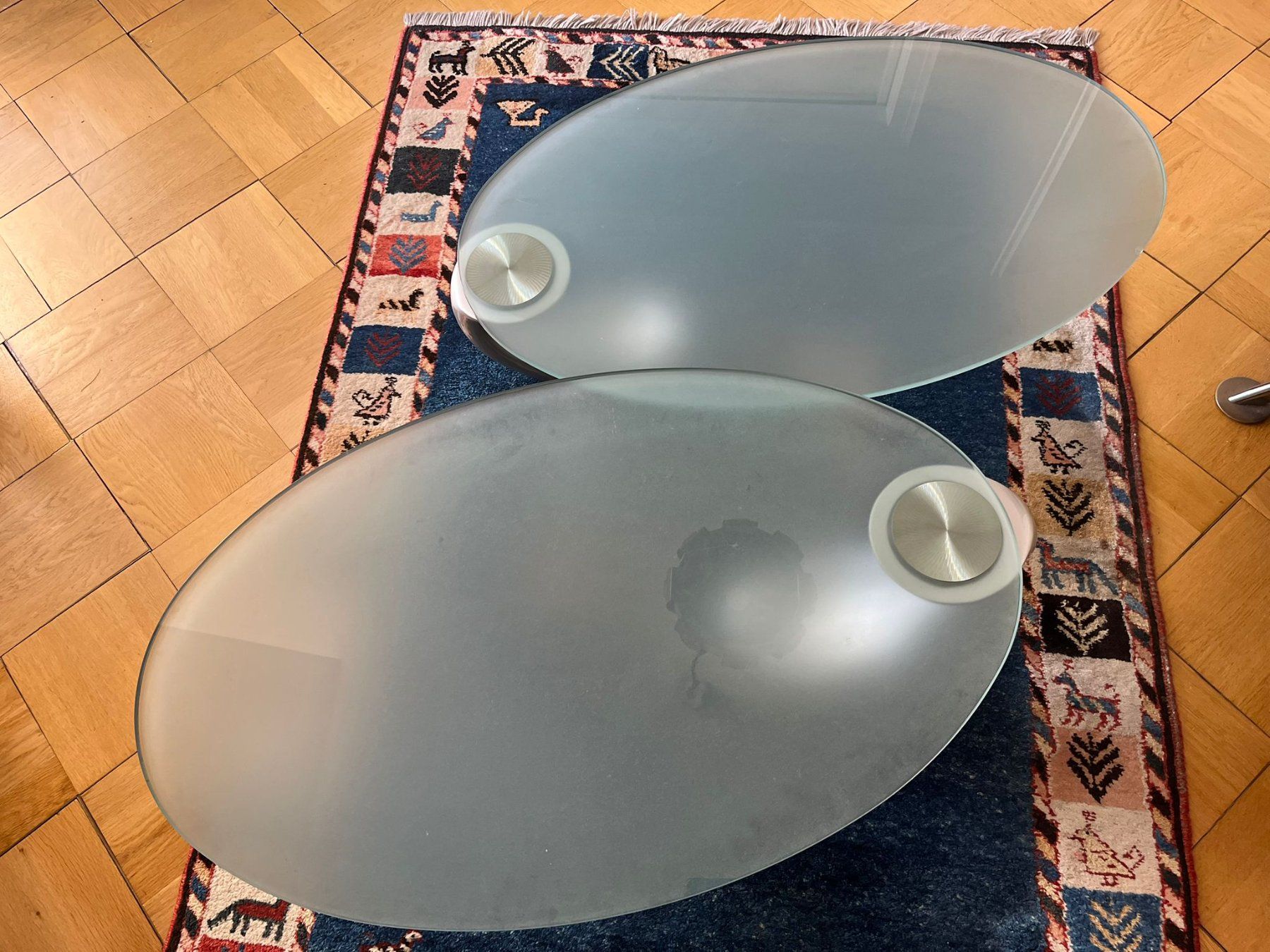 Tavoli: Salon Tisch mit Glasplatte – Usato da Jona venduto da m.brun 1