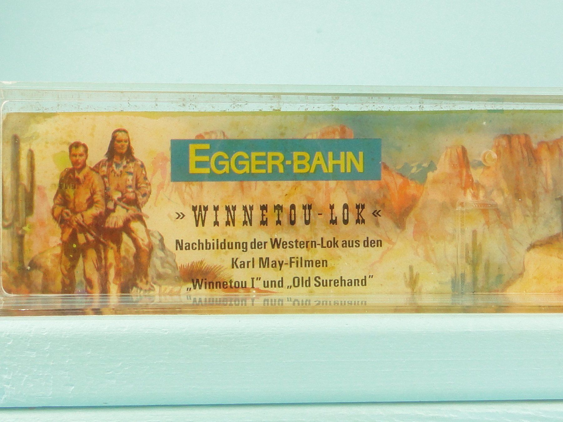 Egger-Bahn Modellini di ferrovie: Egger-Bahn H0e Winnetou Set – Usato da Bülach venduto da cann11 2