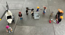 Playmobil Set Räuber und Polizei mit Helikopter