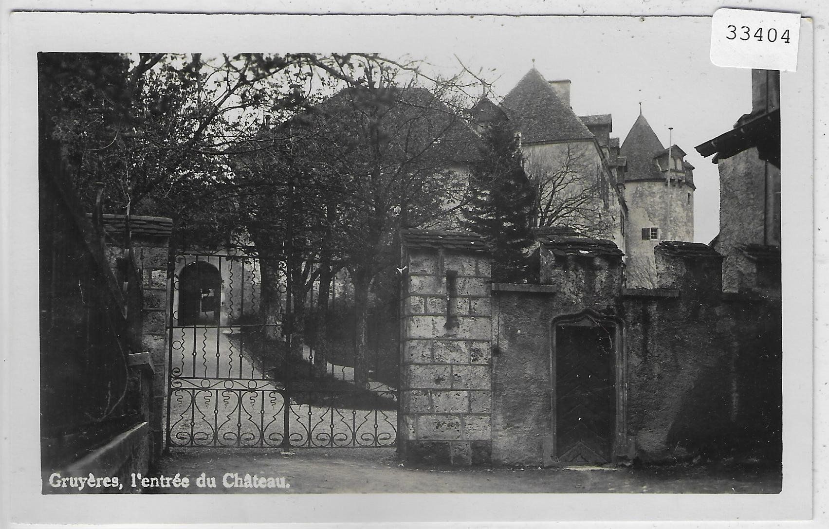 Cartoline postali: Gruyeres - l'entree du Chateau – Usato da Ettingen venduto da Kartenplanet