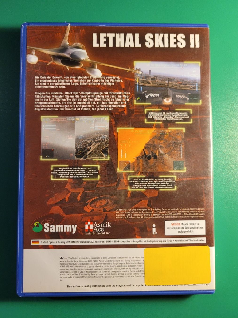 Sony Jeux: Lethal Skies II - PlayStation 2 – D'occasion à Grindelwald par lego9 1