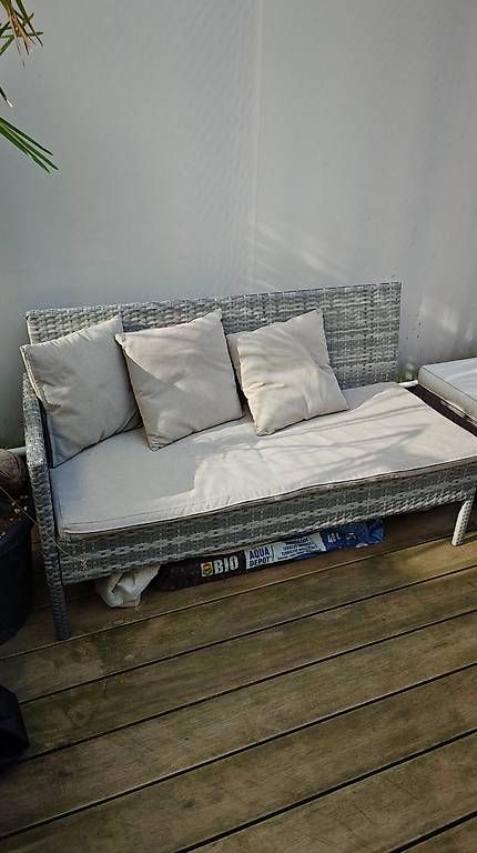Sofas: Rattan-Lounge-Sofa – D'occasion à Solothurn par bor_k2fm 1