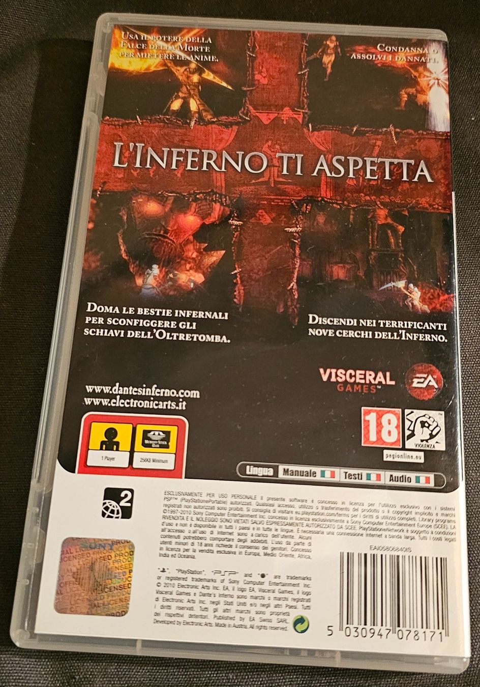 Sony Spiele: PSP Spiel - Dante's Inferno – Gebraucht aus La Garde von The_Hammer76 1