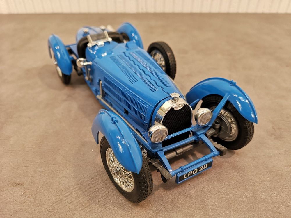 Bugatti Type 59, 1934, Burago, Scala 1/18, Top Zustand! (Gebraucht) in Auslikon für CHF 15 – mit