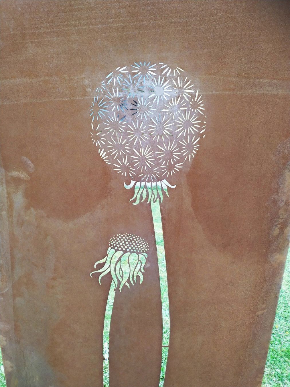 Paravents: Sichtschutzwand Pusteblumen-Paar – Neu (gemäss Beschreibung) aus Gerlafingen von ofenhaus_linder 2
