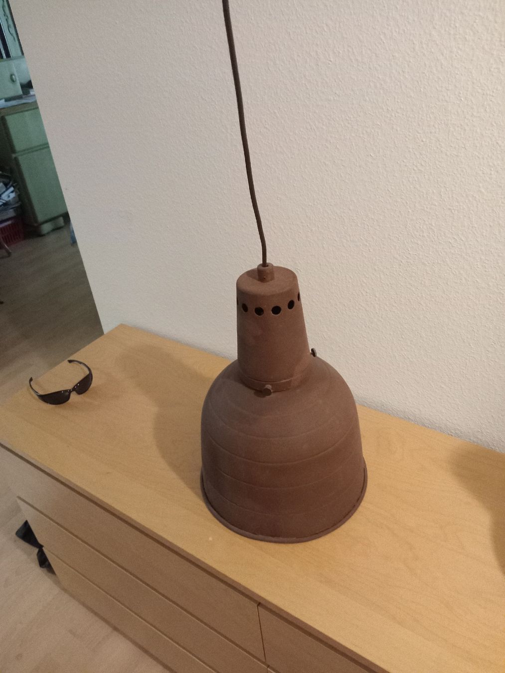 Kronleuchter & Deckenlampen: retro Hängelampe Lampe rost deko – Gebraucht aus Obergösgen von typ_qb9v 2