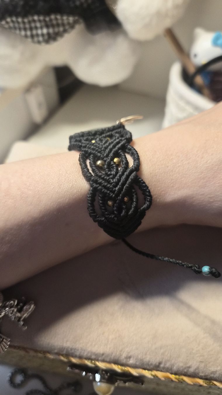 Bracciali & Braccialetti: bracelet macramé avec  aventurine verte – Nuovo (secondo la descrizione) da st-maurice venduto da Welfine 1