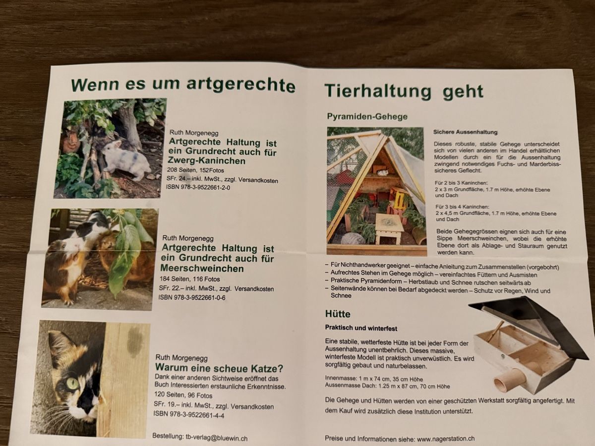 Käfige, Transport & Sicherheit: Kanninchenstall Hasengehege – Gebraucht aus Winterthur von tanscha 3