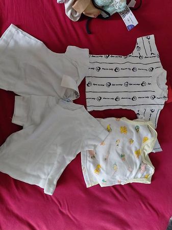 5 T-shirt und 1 Pullover gr. 50/56