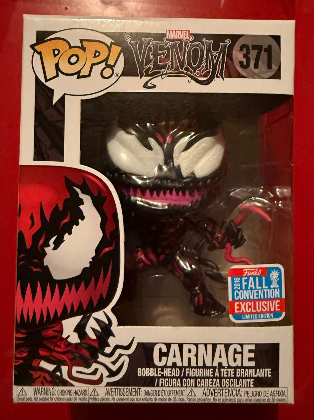 Funko Figuren: Funko Pop! Venom - Carnage - Marvel – Neu und originalverpackt aus Moudon von CollectorGeek