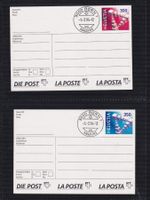 FDC - 2 étiquettes adresse paquet / Adress-Klebeetikett 1994