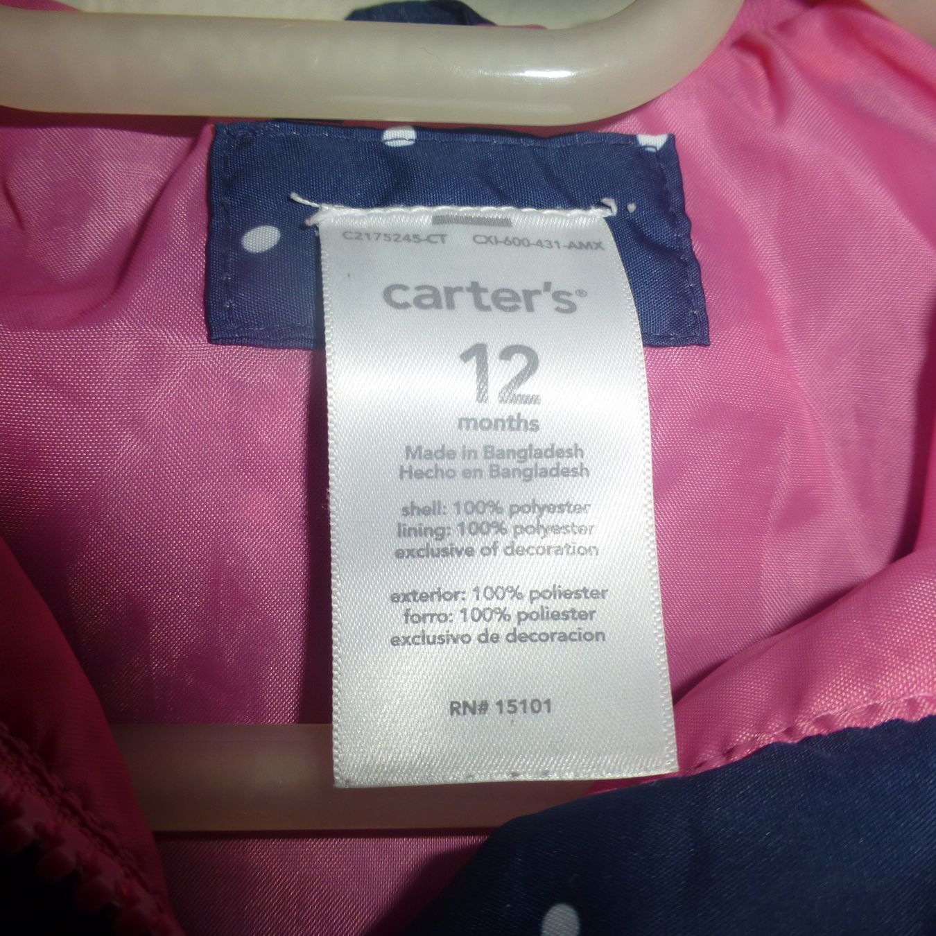 Carter's Giacche & Cappotti: Carter's Baby-Mädchenjacke – Usato da Hergiswil NW venduto da annettelia 2