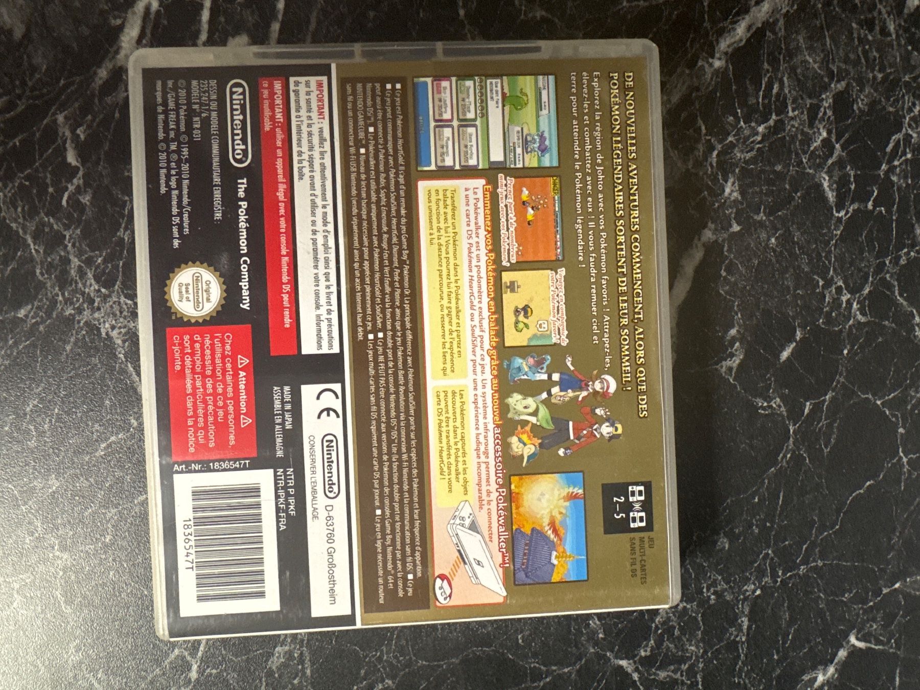 Pokémon Giochi: Pokémon Version Or Heartgold Français – Usato da Eclépens venduto da evnnn 1
